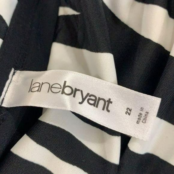 Lane Bryant Woman's Plus Size Black Skort‎ Bikini Bottom Swim Shorts Size 22 - Picture 5 of 6